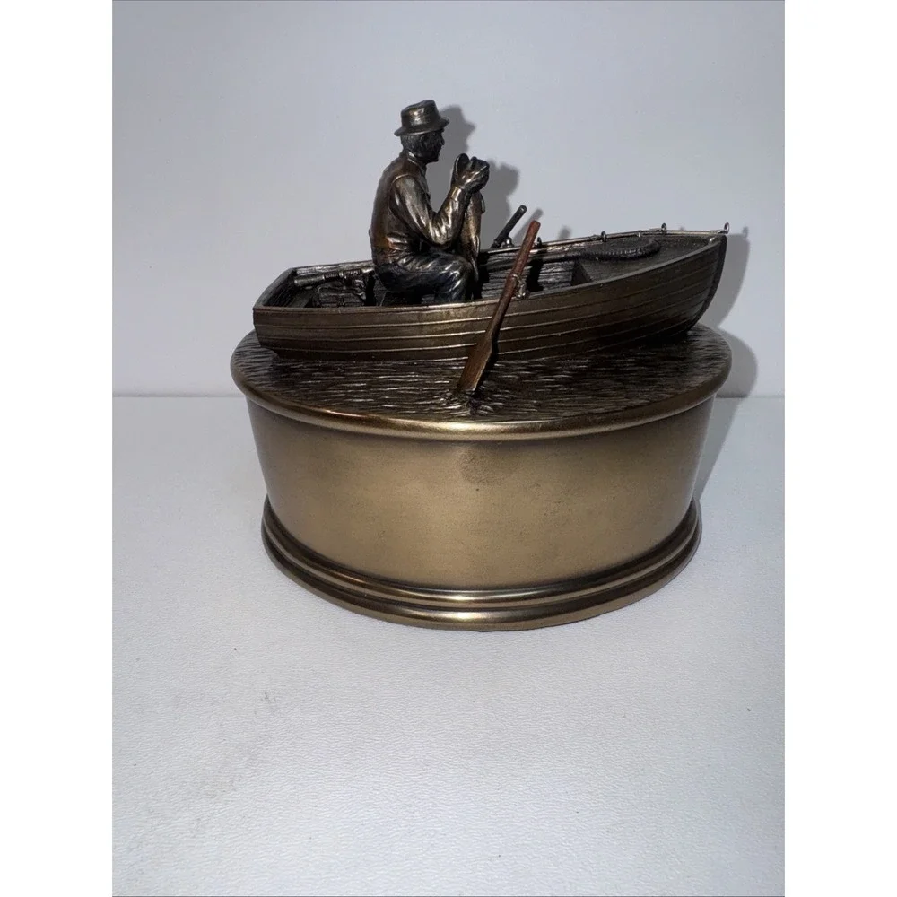 Fisherman Decoration With Hidden Compartment